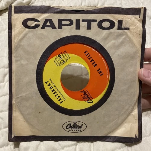 The Beatles - Yesterday / Act Naturally - Capitol Records 5498 - 45 Vinyl Record