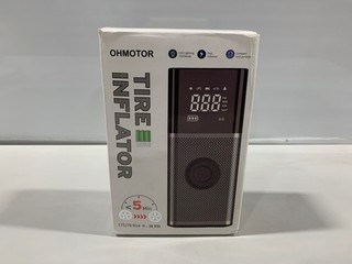 OHMOTOR Cordless Tire Inflator Portable Air Compressor