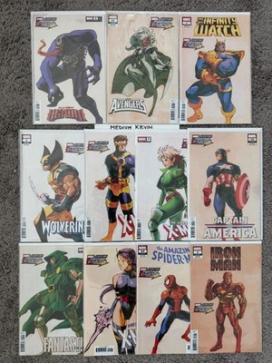 Marvel vs Capcom Variant Cover 1st Wave Full Set 11 Comics Bengus NM not kith