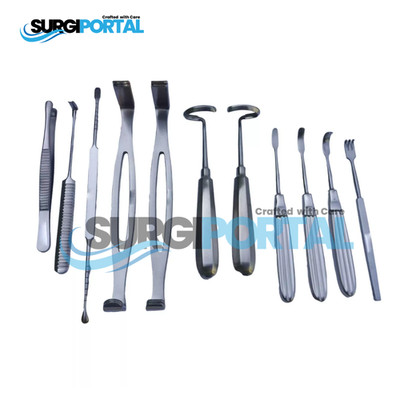 DANIEL GUBISCH RIB HARVEST SET OF 11 Pcs, Plastic Surgery Instruments
