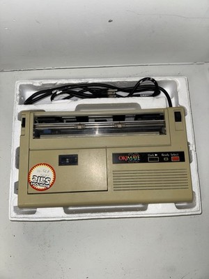 Okidata Okimate 20 Personal Color Printer EN3211 1985 Original Box Vintage