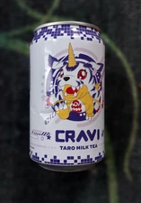 Cravi Taro Milk Tea Digimon Can - Gabumon Full