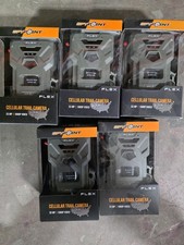 5 - SPYPOINT FLEX 1080p Cellular Trail Camera - Gray Brand New 5 pc Bundle