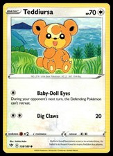 Pokemon Teddiursa SWSH03: Darkness Ablaze - 138/189 LP