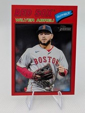 2026 Topps Heritage - Wilyer Abreu #362 Red Border - Red Sox