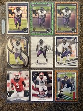 2018 Leaf Draft All American Draft #AA-12 Roquan Smith & (8) Cards