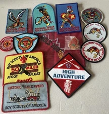 1950-1980 Philmont Collection Of 13 Patches Pins Neckerchief Slide Koshare Kiva