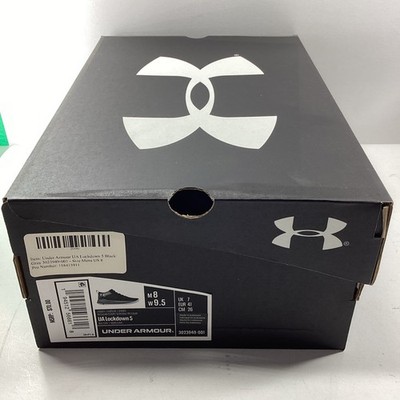 Under Armour UA Lockdown 5  Shoes M8 W9.5 Black/Gray
