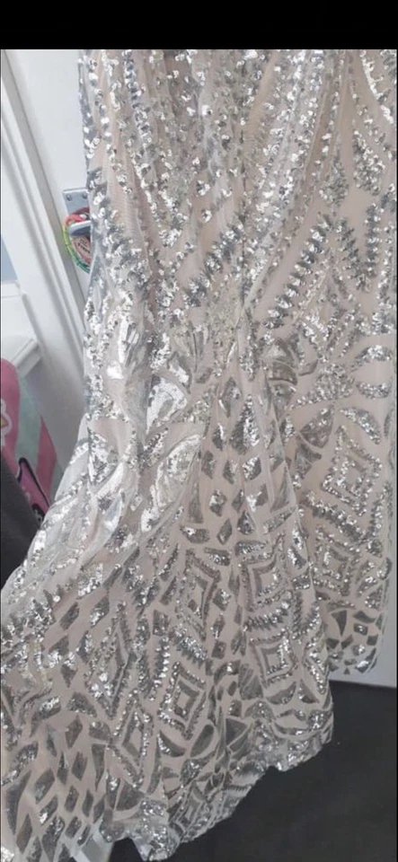 Pink Boutique Nazz Collection Evening Ballgown Prom Christmas Party Dress Sz 12 - Image 3 of 4