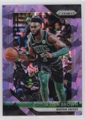 2018-19 Panini Prizm Purple Ice Prizm 105/149 Jaylen Brown #108 0kr0
