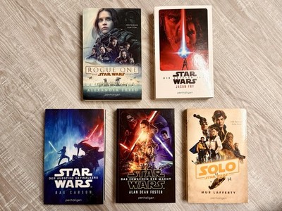 Star Wars Bücher Set (5 Bände)   TOP Zustand   Rogue One, Solo, Episode VII IX
