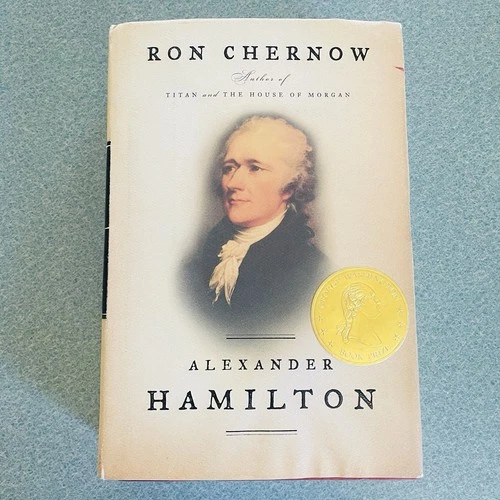 Alexander Hamilton SIGNED HC w/ DJ Ron Chernow 2004 First Edition 1st Printing