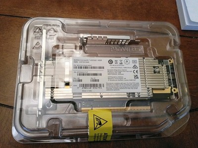 NVIDIA MCX75310AAS-NEAT ConnectX-7 Single Port OSFP 400GbE Network HHHL Adapter