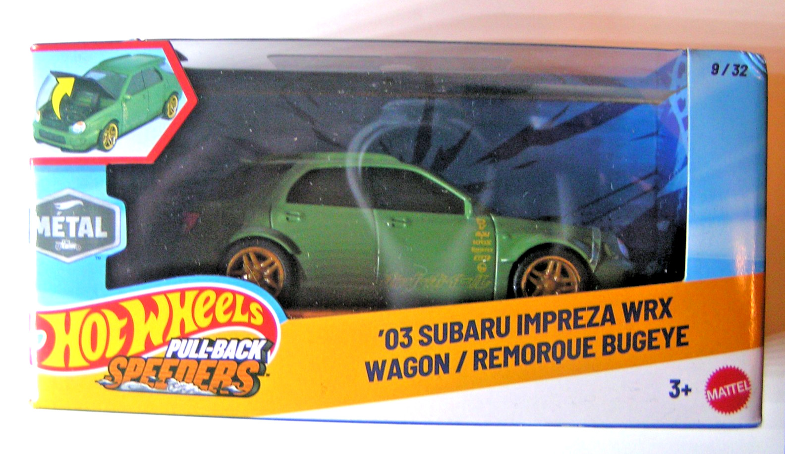 Hot Wheels Pull-Back Speeders 1:43 2022 BMW M4 GT3 JKP98 Blue - New (Sealed) - Image 18