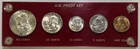 1952 S Silver Mint Set Lightly Toned Franklin Half Dollar Capital Plastic Holder
