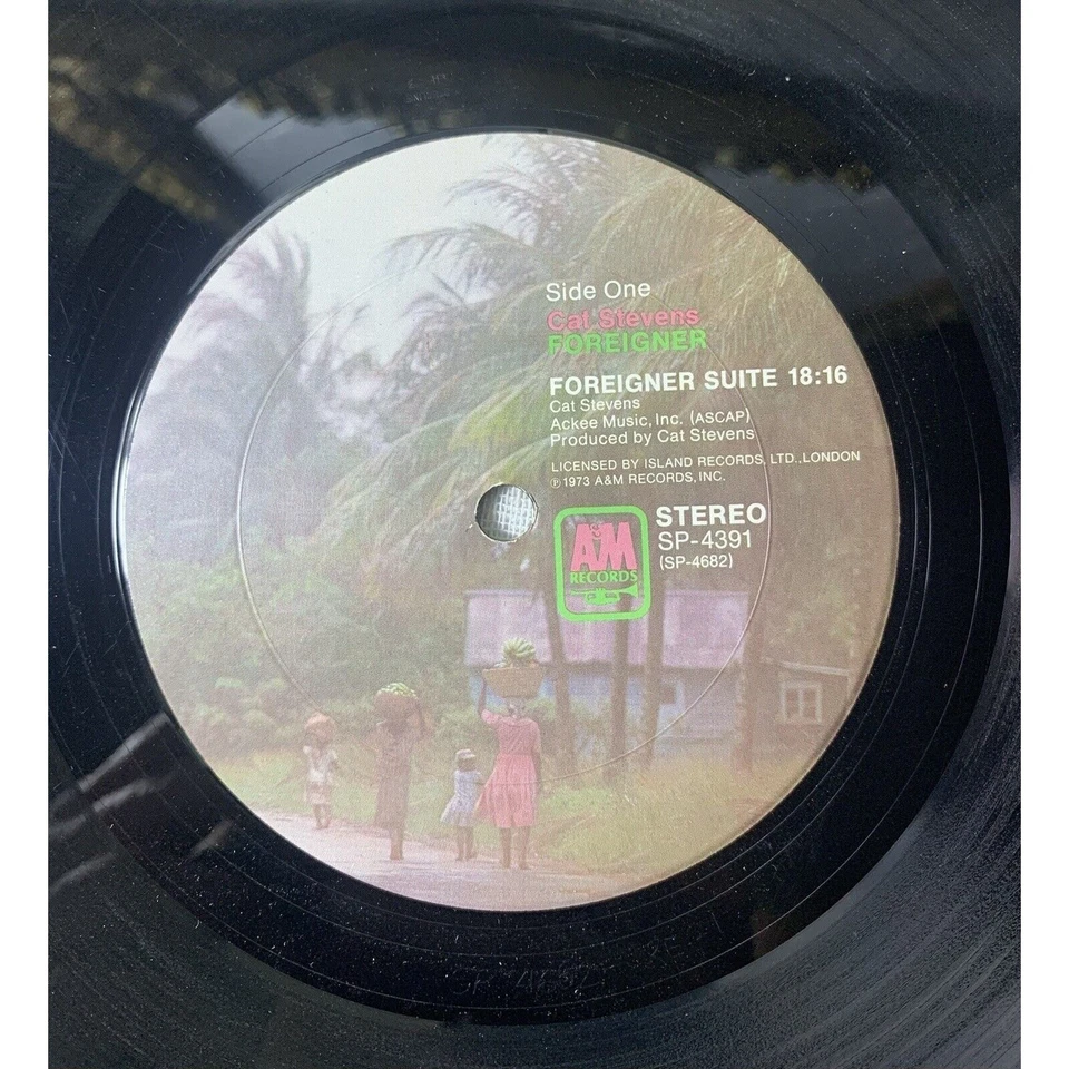 CAT STEVENS "Foreigner" Original PROMO LP 1973 (A&M SP 4391) Gatefold Insert OG - Image 2 of 4