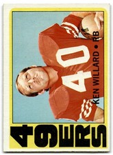 1972 Topps Ken Willard San Francisco 49ers #234