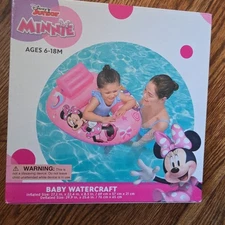 Disney Jr Minnie/Disney Baby Watercraft Age 6-18M Pool Floatie Infant/Toddler