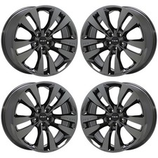 20 Charger Challenger Srt Black Chrome Wheels Rims Factory Oem 2436 Exchange