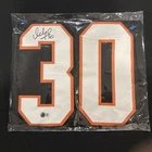 Ickey Woods Signed Cincinnati Pro Black Football Jersey (Beckett)