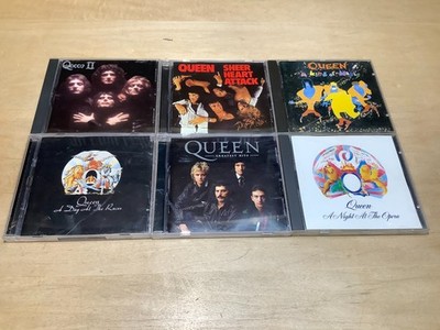 QUEEN 6 CD - II - Heart Attack - Kind Magic - Day Races - Night Opera - Greats