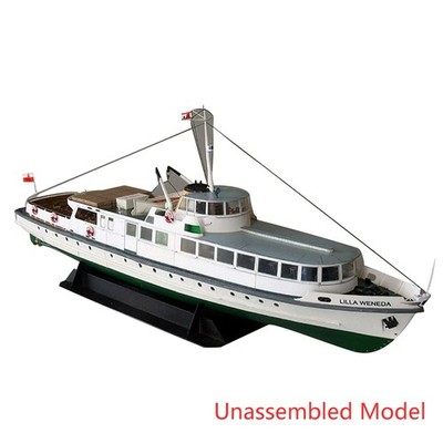 1:100  Polish Baltic Fleet Coastal Ferry Lilla Weneda Model Handmade DIY Ship T