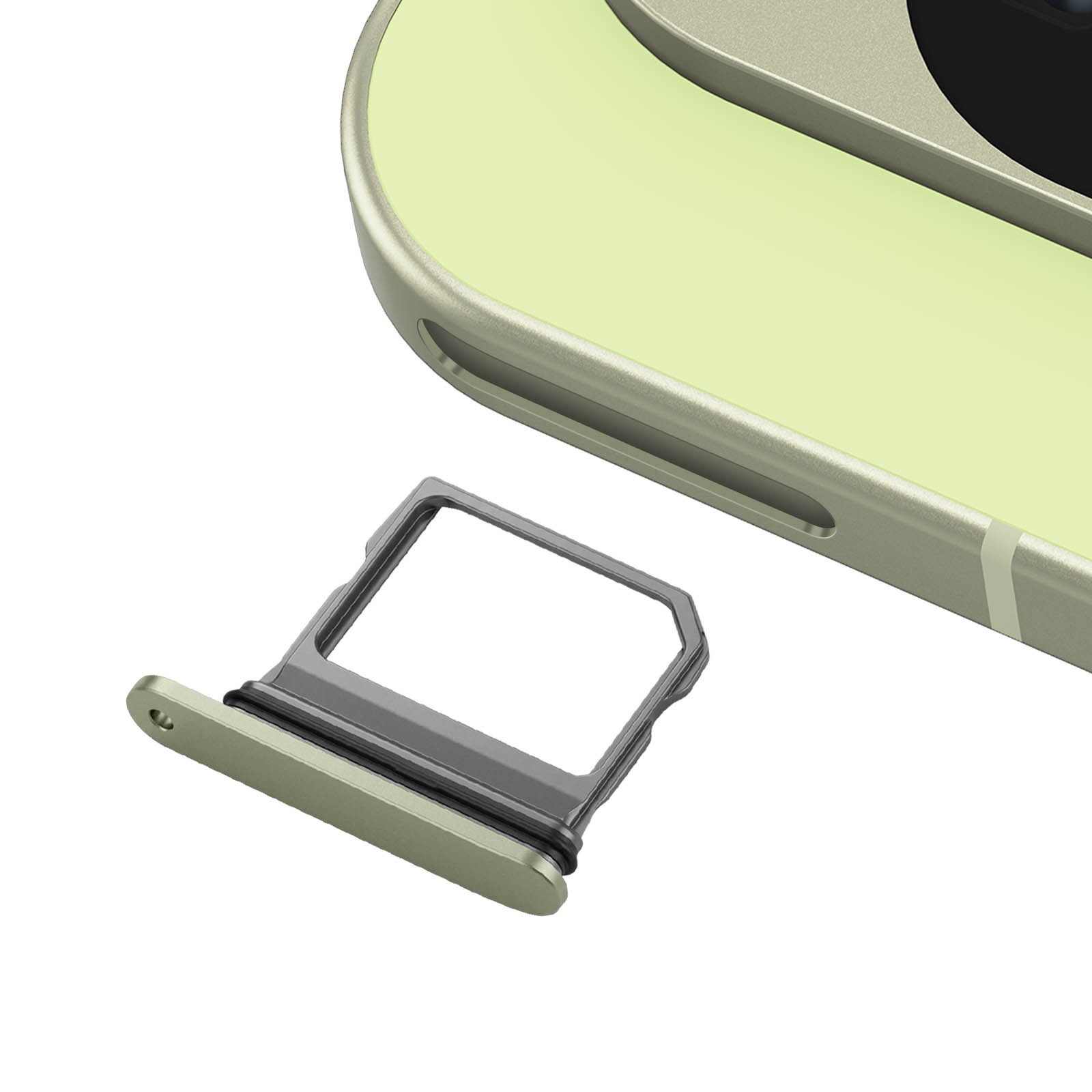 Plateau SIM Google Pixel 10 Clappio vert citron réparer lecteur