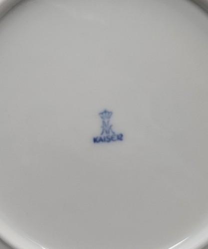 Vintage Kaiser Germany Echt Kobalt Retro OVP Art Salatteller Ersatzstück - Bild 8 von 8