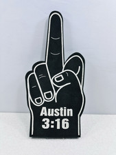 Austin 3:16 Foam Finger Vintage 1998 Original WWE Stone Cold Steve Austin WWF