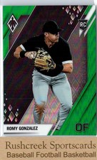 2022 Panini Chronicles #16 Romy Gonzalez /75 RC Rookie Phoenix Green