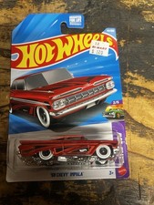 Hot Wheels 59 Chevy Impala Red 44 Mainline 2026 Case A In-Stock New
