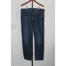 Levi's Blue Label Made Crafted 502 Taper Jeans Men's 34x32 Dark Indigo