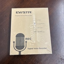 EVISTR 16GB Digital Voice Recorder Voice Activated Recorder with Playback - NEW