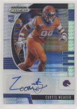 2020 Panini Prizm Draft Picks Rookies Hyper 4/75 Curtis Weaver #166 0g4