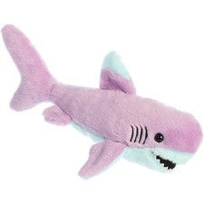 Aurora World Plush - Mini Flopsie - COLORFUL SHARK (8 inch) - Stuffed Animal Toy