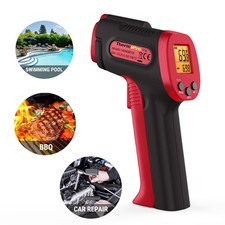 ThermoPro Infrared Thermometer LCD Digital Non-Contact Laser Thermometer Gun 30W