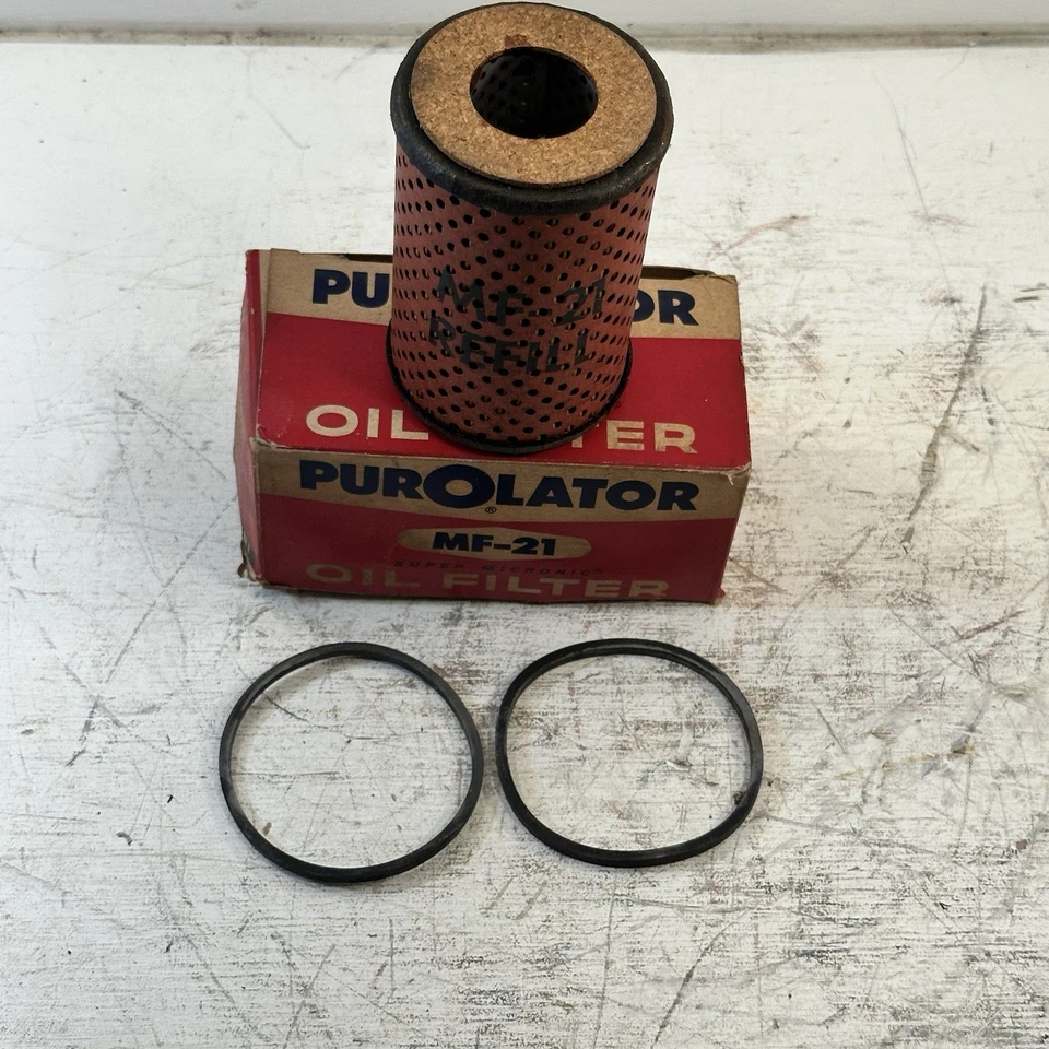 Nuevo filtro de aceite vintage Purolator MF-21 Austin A-40/50 Cambridge 1947-54 MG Foto 2 de 4