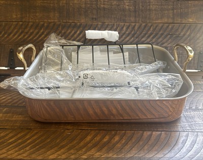Brass Handles Mauviel Copper Roasting Pan Mauviel Copper Roasting