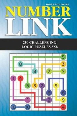 Mindful Puzzle Books Number Link (Paperback) Number Link Collections