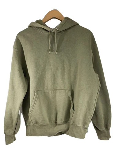 Sweat à capuche Supreme S coton vert occasion