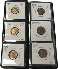 Mini Coin Album Folder 18 Pocket For 2x2 Coin Flip Holders Travel Pocket Whitman