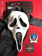 Timothy Olyphant signed Ghostface UW Fun World mask Scream Beckett COA