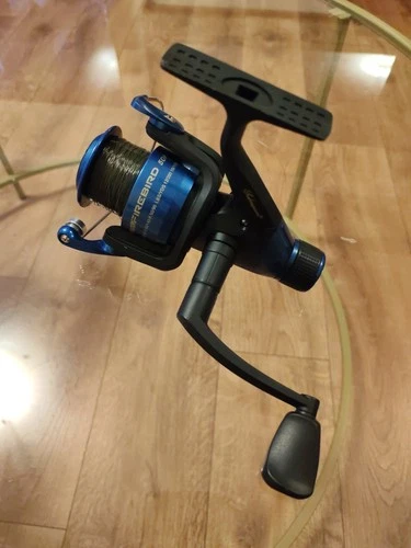 Shakespeare Firebird Feeder / Spinning Fishing Reel 50RD + Line, Pre-Spooled