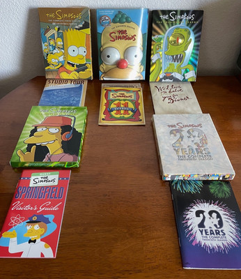 The Simpsons: DVD Box Sets Seasons 10, 11, 14, 15, 20 - With Inserts, Comedy VGC