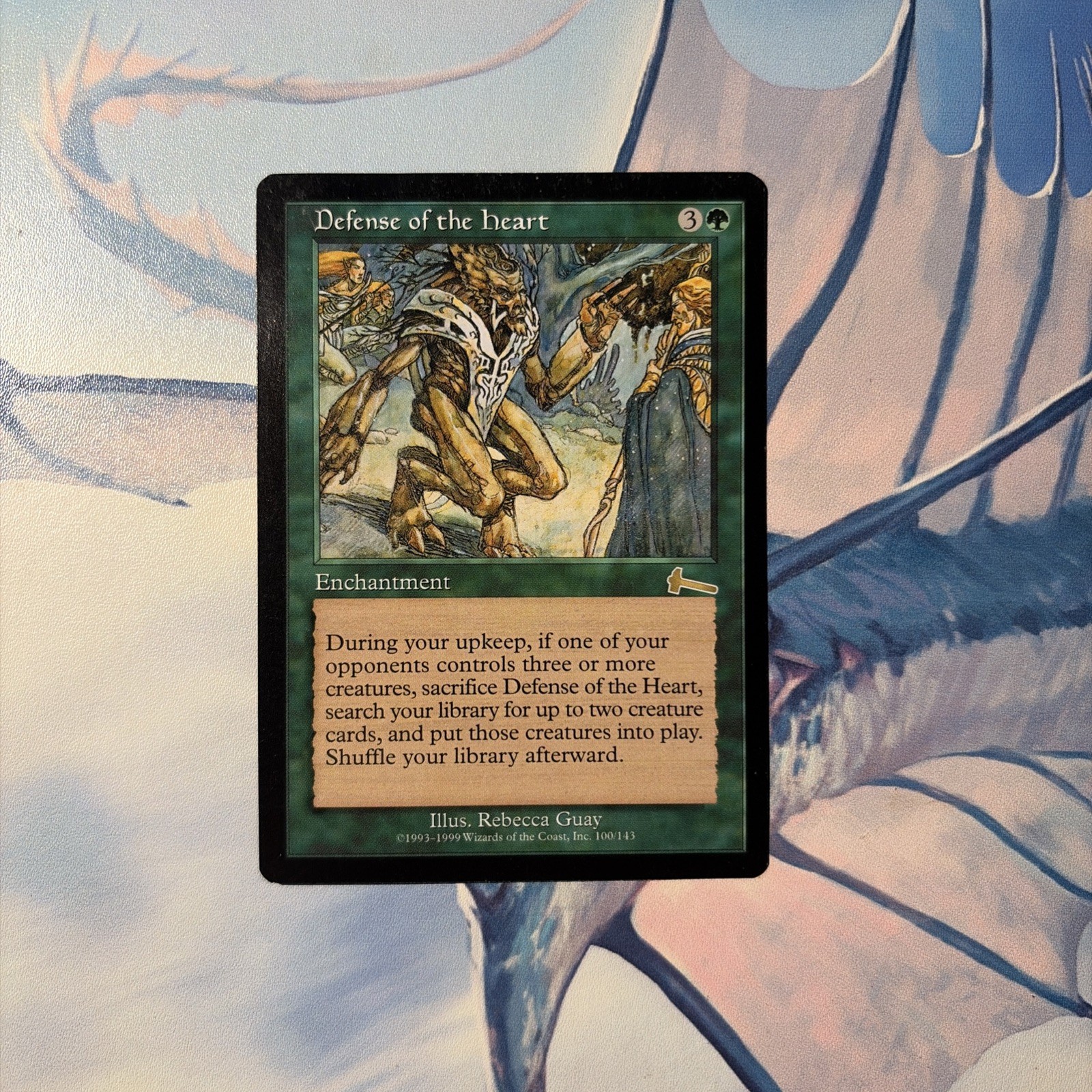 Magic The Gathering Urza's Legacy Defense of the Heart #100/143 MTG LP