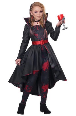 Brand New Bad Blood Vampire Child Halloween Costume