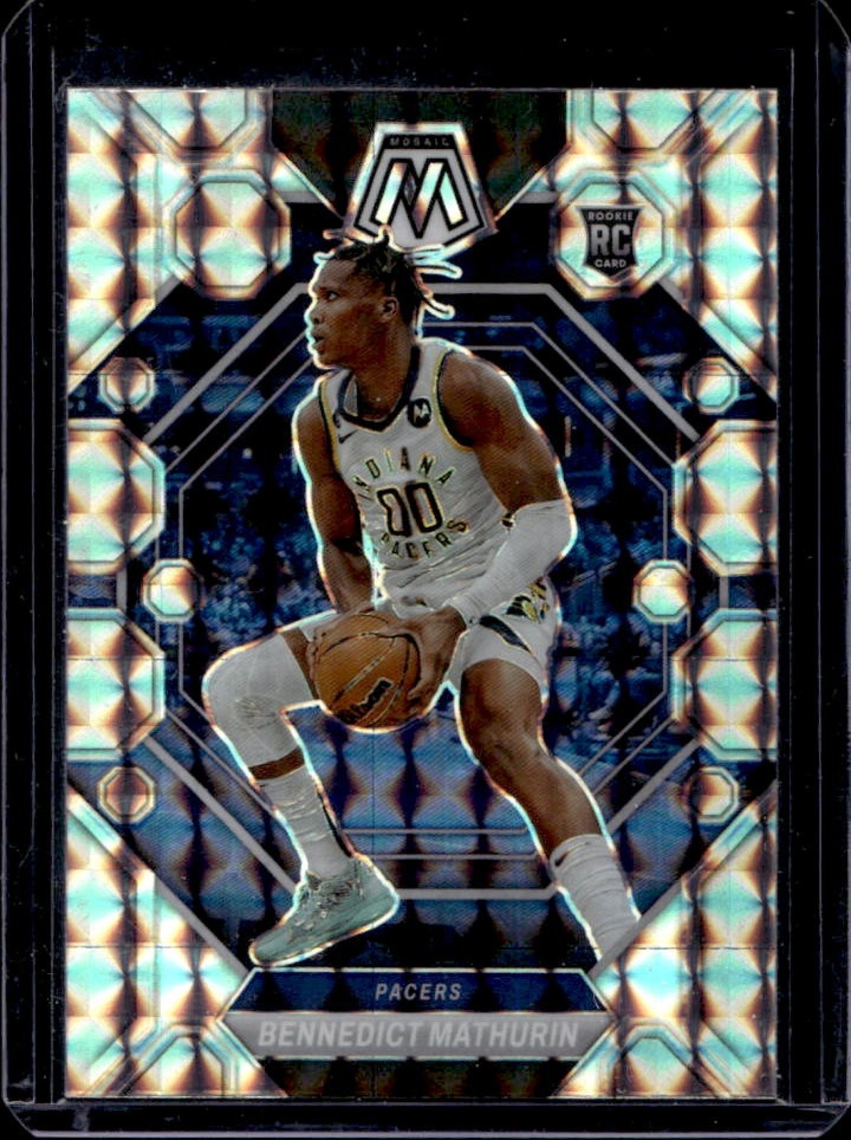 2022-23 Panini Mosaic Bennedict Mathurin RC Mosaic Rookie #210 Pacers