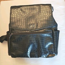 Freshly Picked Classic Diaper Bag Black Backpack Luxury Minimalist Baby