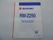 Suzuki RM-Z 450 2008 manuale di servizio del propietario ES 99011-28H50-029