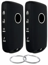 Silicone Rubber Key Fob Cover Compatible with 2019-2023 Mazda 3 6 CX-30 CX-5